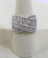 Diamond baguette ring