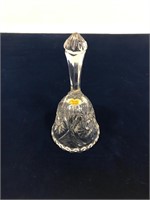 Crystal bell. 5” tall