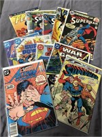 COMIC BOOKS--SUPERMAN, WAR GODS, ETC
