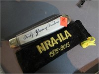 NRA-ILA POCKET KNIFE 1975 -- 2015