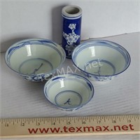 Small Bowls and Chopstick Holder
