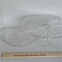 Glass Cake Stand and Serving Dish