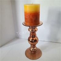 Rose Gold Candle Pedestal