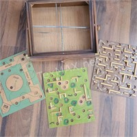 Wooden Marble Puzzle Toy