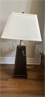 Rectangular Brown Table Lamp