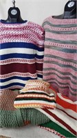 7 HAND KNIT SWEATERS