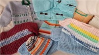 HAND KNIT KID'S SWEATERS + TOQUES