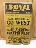 ROYAL THEATRE Hillsboro 1940 -50's GO WEST