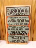 ROYAL THEATRE Hillsboro 1940 -50's ZANZIBAR