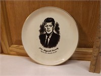 John F Kennedy Memorial Plate