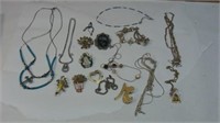 Chains and Necklaces and VIntage Ear Rings