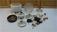 Old Light Fixtures and Porcelain Hardware