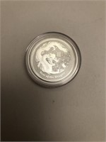 2012 Year of the Dragon 1/2 oz Silver Round