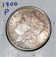 Gorgeous Morgan US silver dollar 1900 uncirculated
