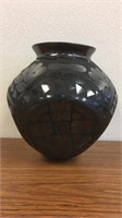 Mata Ortiz inspired pottery -Beautiful-black