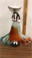 Marranos glass - beautiful colored lady with