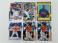 (6) Yordan Alvarez Rookie Baseball Cards
