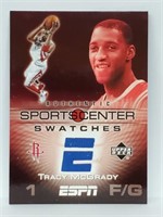 2005 UD Sportscenter Swatches Tracy McGrady