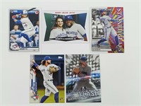 (5) Bo Bichette Rookie Baseball Cards