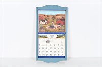 Vintage Framed Calendar