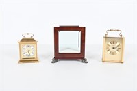Vintage Desk Clocks & Riser
