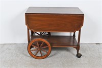 Vintage Henkel Harris Mahogany Tea Cart