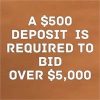 Call or Email to Confirm Deposit.