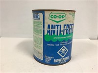 Co-op antifreeze tin