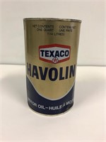 Texaco oil tin
