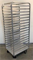 Rolling Aluminum Bakery Rack