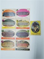(9) Vintage Football Cards