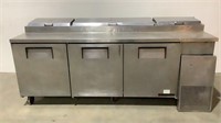 True Pizza Prep Table w/ Refrigerated Base TPP-93