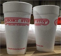 Pallet of styrofoam cups