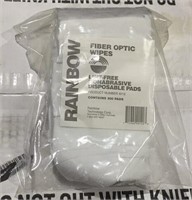 16 packs of rainbow fiber optic wipes, 300 per