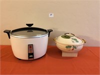 National Rice-O-Mat, with Serving Dish
