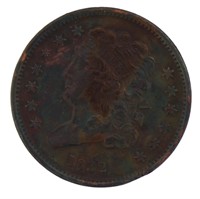 1832 Classic Liberty Head Copper Half Cent *Nice