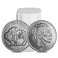 One Ounce - .999 Fine Silver Buffalo Coin