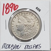 1896 90% Silver Morgan $1 Dollar