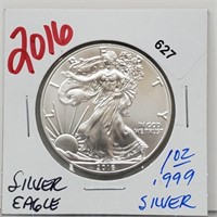 2016 1oz .999 Silver Eagle $1 Dollar