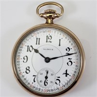ILLINOIS POCKET WATCH - A. LINCOLN - 1914 - 21j