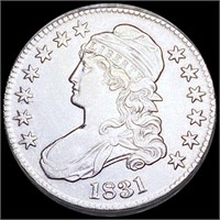 1831 Capped Bust Half Dollar UNCIRULATED