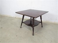 Vintage, Dark Wood Side Table