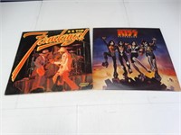 ZZ Top/ Kiss Vinyl Records