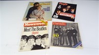 (4) Beatles Magazines