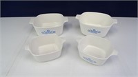 (4) Corning Ware Dishes