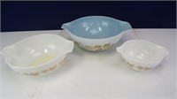(3) Pyrex Dishes