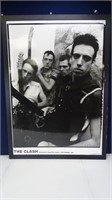 The Clash Framed poster