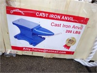 Unused Uppro 200 lb. Cast Iron Anvil