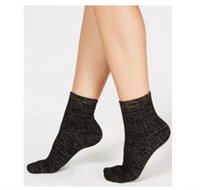 $9.99 One Size INC Cozy Ribbed Shimmer Socks