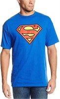 Adult Large Superman Symbol Crew Neck T-Shirt,